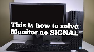 How to solve Monitor no signal  Monitor no signal even CPU working fine [upl. by Nitsrek]