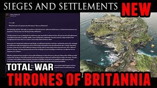 Total War Thrones of Britannia  Sieges and Settlements Forum News Update [upl. by Elesig859]