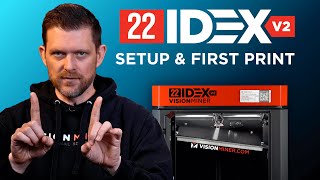 Complete HowTo Setup Guide 22 IDEX V2 HighTemperature 3D Printer for PEEK and ULTEM 2023 [upl. by Ezarras]