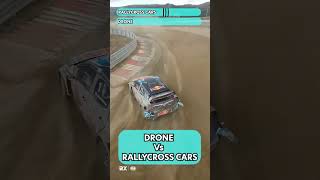 Drones Vs Rallycross cars 😬 [upl. by Corey513]