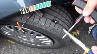 DIY How to Fix a Flat Tire EASY [upl. by Olocin]