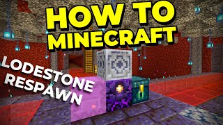 How to Make a Lodestone and Respawn Anchor  How to Minecraft 52 [upl. by Rap]