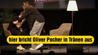 Oliver Pocher bricht in Tränen aus Emotionales Wiedersehen mit ExFrau Sandy im Wühlmäusetheater [upl. by Hodess935]