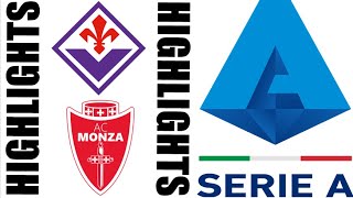 ACF Fiorentina vs AC Monza 22 Highlights  LEGA Serie A 202425 [upl. by Lesab]