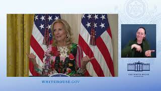 First Lady Jill Biden Hosts a Reception Honoring Culinary Arts in Diplomacy [upl. by Adiv]