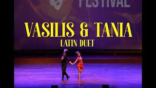 Vasilis Karagounis amp Tania Michaliou Latin Duet [upl. by Asiar591]