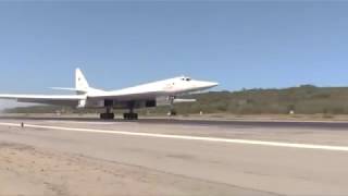 121018 Russian Tu160 quotWhite Swanquot Bombers Arrive in Venezuela [upl. by Eiboh]