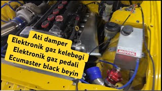 NİSSAN 200SX S14A  2JZ  ELEKTİRİKLİ GAZ KELEBEGİ ELEKTİRİKLİ GAZ PEDALI VE EMU BLACK BEYİN [upl. by Bez]