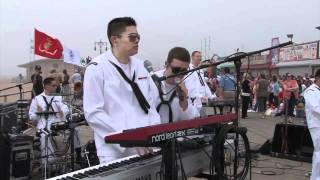 US Navy Band NE Newport RI Group Performs at Fleet Week [upl. by Euqinamod]