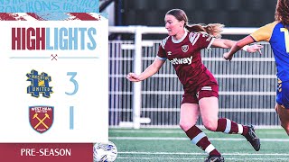 Hashtag United Women 31 West Ham United Women XI  Youthful Side Beaten By Hashtag  Highlights [upl. by Eirod120]