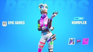 NEW Komplex FREE Skin How To Unlock Free Rewards Fortnite Battle Royale [upl. by Yde611]