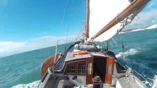 Sailing along the UK South Coast Lemsteraak [upl. by Ajram709]