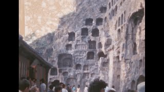 Longmen Grottoes 1983 archive footage [upl. by Eelime965]