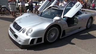 Mercedes CLK GTR at Cars amp Coffee Stuttgart [upl. by Adlen]