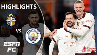 HAALAND AND DE BRUYNE SHOW OUT 😱 Manchester City vs Luton Town  FA Cup Highlights  ESPN FC [upl. by Emrich]