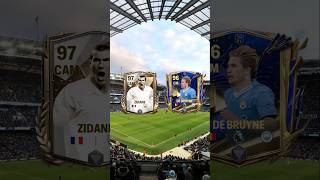 ZIDANE VS KDB FC MOBILE CARD 💫 [upl. by Dirgis]