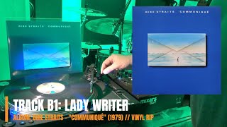 Lady Writer • Dire Straits • Communiqué 1979 vinyl direstraits markknopfler rock [upl. by Atteuqahs45]