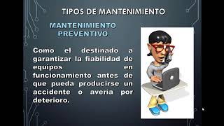 ✅Tipos de mantenimiento definición e importancia👁‍🗨 Preventivo correctivo predictivo [upl. by Anastassia]