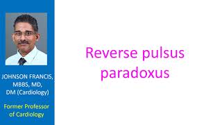 Reverse pulsus paradoxus [upl. by Kihtrak]