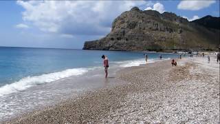 RODOS  Kolymbia Plaża RHODOS  Kolymbia Beach [upl. by Iosep]