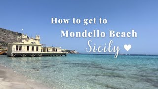 How to get to Mondello Beach  Palermo Sicily [upl. by Torr]