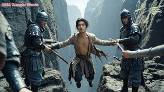 Kung Fu Movie A slave is pushed into a deep abyss and humiliated but kills the soldiers to escape [upl. by Johnson649]