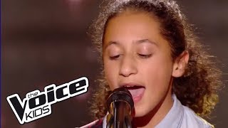 Redemption song  Bob Marley  Nawel  The Voice Kids France 2017  Blind Audition [upl. by Rairb]