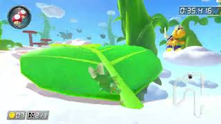 GBA Sky Garden  128965 by Saru Mario Kart 8 Deluxe Inward Bike Record [upl. by Ardnwahs]