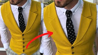 How to sew a waistcoat step by step detailed full video [upl. by Weir47]