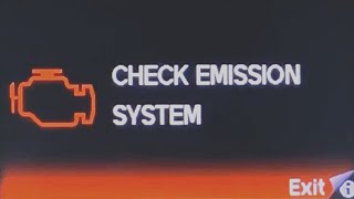 Check Emission System Warning Engine Light On [upl. by Eldrid]