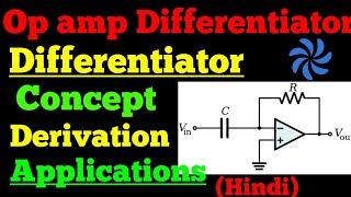 op amp differentiator hindi [upl. by Ellata]