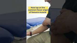 Tennis elbow pain relief exercise physiotherapy painrelief youtubeshorts [upl. by Ibbie]