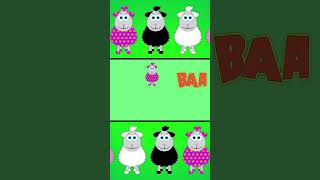 A POLKADOT SHEEP lullaby BabyBigMouth shorts baabaablacksheep nurseryrhymes [upl. by Erreit]