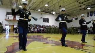 JROTC Marine Corp Drill Team [upl. by Themis]