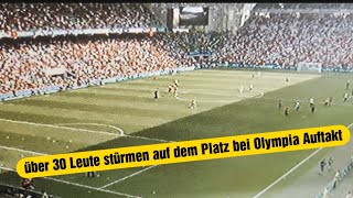 olympische Spiele 2024 in Paris Argentinien gegen Marokko über 30 Fans stürmen den Platz [upl. by Greenlee394]