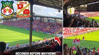 WREXHAM AFC v SWINDON TOWN VLOG  55  92nd amp 96th MINUTE GOALS AS WREXHAM MAKE CRAZY COMEBACK [upl. by Earaj533]