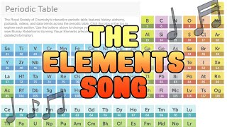 THE ELEMENTS SONG  with the Royal Society of Chemistry periodic table permission from Tom Lehrer [upl. by Neffets]