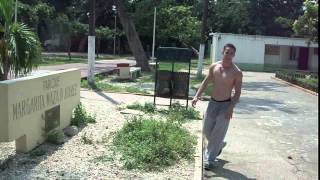 Aris Cazares  El Primer Video de Entrenamiento 1POWER ATHLETE 2014 [upl. by Dee]