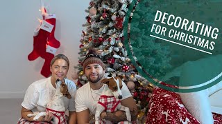 King Of Christmas Tree Unboxing amp InstallDecorating our Miami Apartment for Christmas [upl. by Eicats]