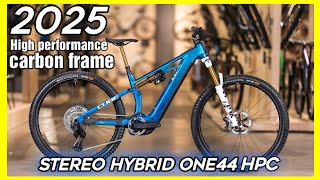 Cube Stereo hybrid ONE44 HPC 2025  New look  high performance eMTB with Bosch [upl. by Jephthah322]