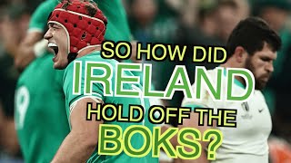 So how did Ireland hold off the Boks  Rugby World Cup 2023 [upl. by Fitzhugh]