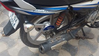 Hero splendor plus alloy wheel fitting bajaj ct100 es [upl. by Paulson455]