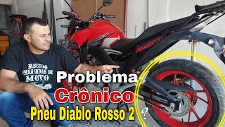 SERÁ QUE É DEFEITO DO PNEU DIABLO ROSSO 2  OU DA CB TWISTER E COMO AUMENTAR A DURABILIDADE DO PNEU [upl. by Asimaj]