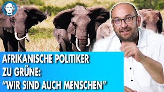 Grüne Arroganz gegen afrikanische Politiker politik afrika elefant [upl. by Vickie60]