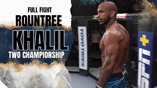 Khalil Rountree vs Jamahall Hill  FULL FIGHT ufc mma ufc307 [upl. by Enenaej]