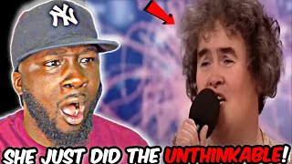 HOLY HELL WHO IS SHE Susan Boyle  I Dreamed A Dream  Britains Got Talent  REACTION [upl. by Arihaz]