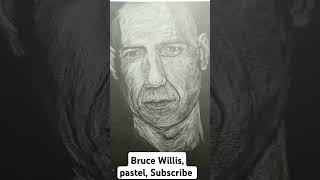 Bruce Willis portrait pastel art portrait drawing pastel [upl. by Johnnie787]