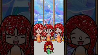 Mermaids dont like red ♥️ tocaboca tocaliveworld [upl. by Oicnedif]