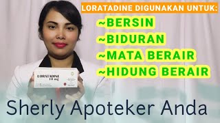 Obat Biduran Pilek Serta BersinBersin  LORATADINE Tablet [upl. by Reinke]