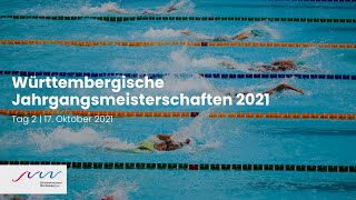 Württembergische Jahrgangsmeisterschaften  Tag 2  17 Oktober 2021 [upl. by Hajidahk]